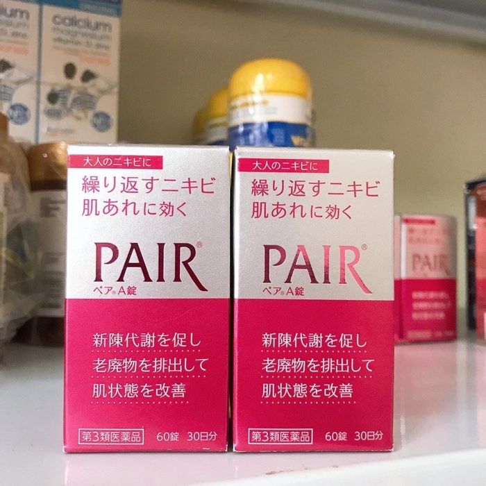 Hình ảnh bao bì viên uống Pair Kanpo Extract - Tinh chất thảo dược trị mụn hàng đầu Nhật Bản