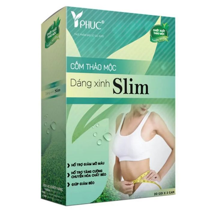 Hình ảnh chân thực Cốm Thảo Mộc Dáng Xinh Slim - Sự kết hợp hoàn hảo giữa thiên nhiên và khoa học