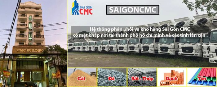 Hệ thống kho bãi hiện đại của Vật Liệu Xây Dựng Sài Gòn CMC