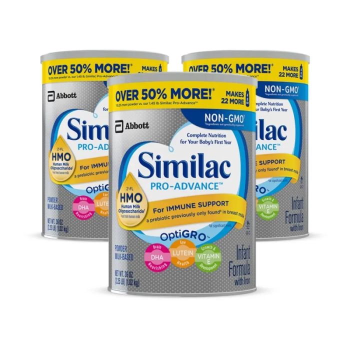 Bộ sưu tập hình ảnh đầy đủ về sữa Similac Mỹ