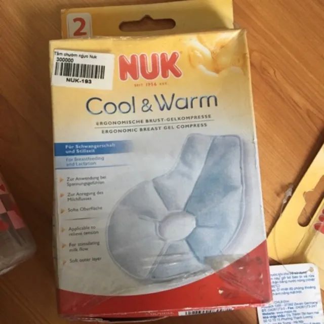 Hình ảnh miếng chườm ngực Nuk chính hãng