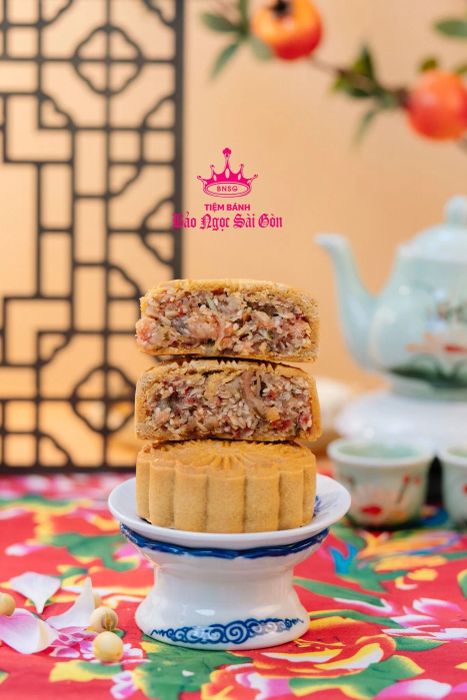 Không gian trưng bày bánh Trung Thu tại Bảo Ngọc