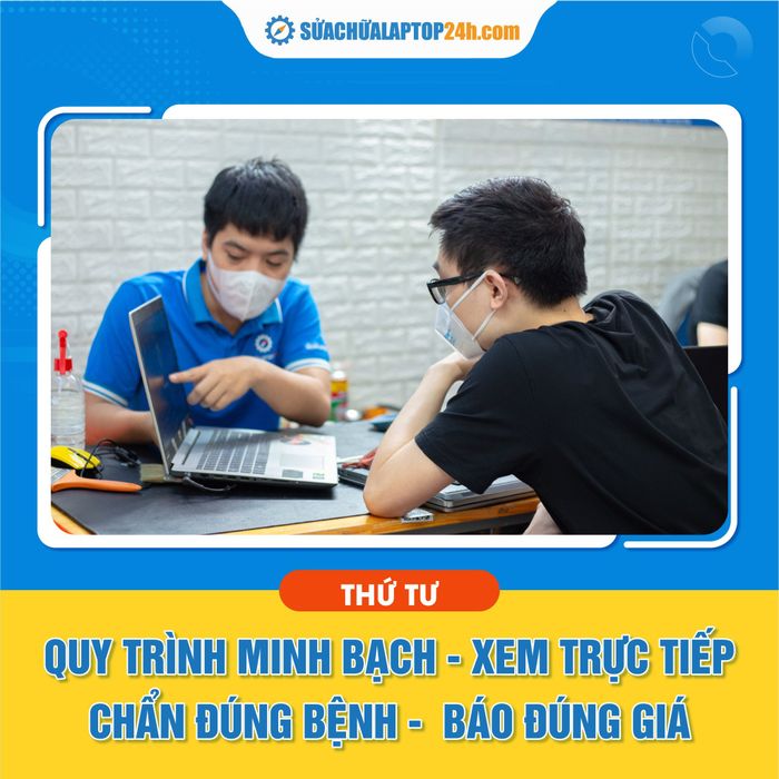 Hình ảnh không gian làm việc hiện đại tại Sửa Chữa Laptop 24h
