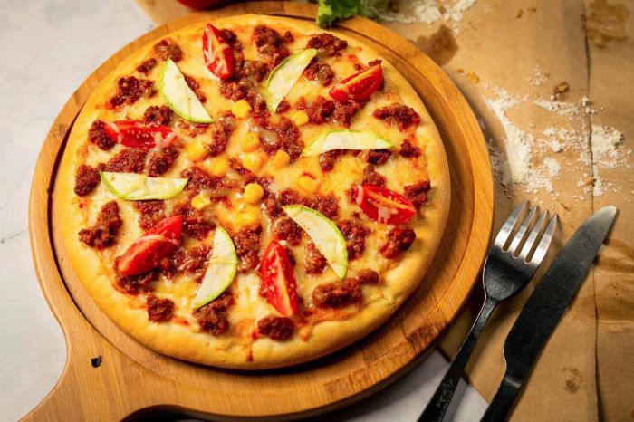 Hình ảnh thực tế Bear's Pizza - Những chiếc bánh vàng ươm hấp dẫn