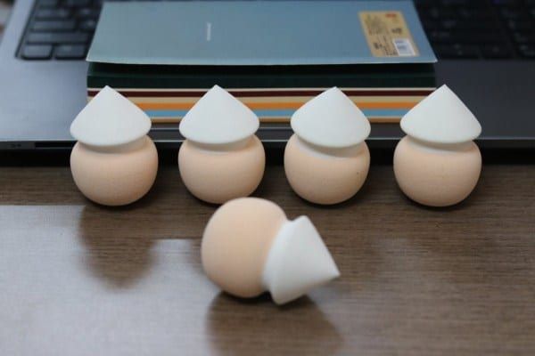 Hình ảnh thực tế Mút Tán Vacosi BP31 - Thiết kế hình bóng đèn độc đáo