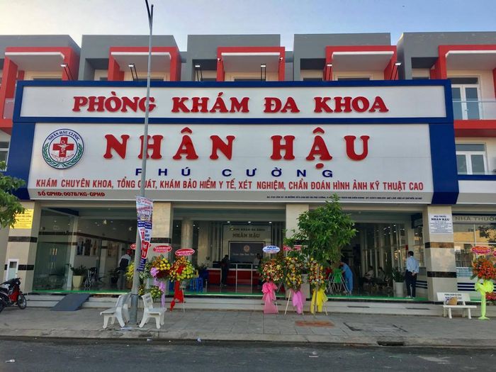 Hình ảnh cơ sở vật chất hiện đại tại Phòng Khám Đa Khoa Nhân Hậu