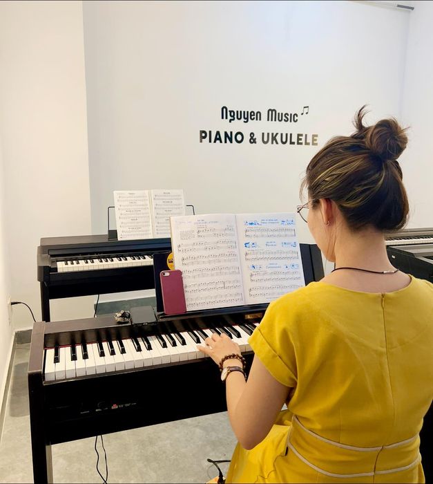 Hình ảnh lớp học đầy cảm hứng tại Nguyên's Music Room - Piano & Ukulele