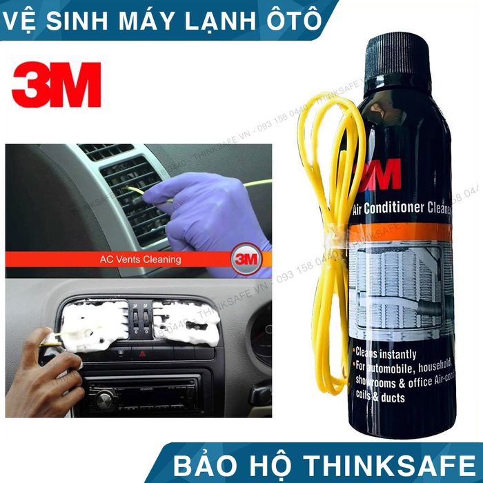 Chai Xịt Vệ Sinh Điều Hòa Ô Tô 3M Air Conditioner Cleaner Foam ảnh 1