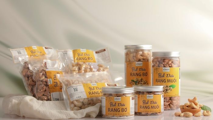 Hình ảnh Hạt Điều Rang Muối KIMMY FARM cao cấp