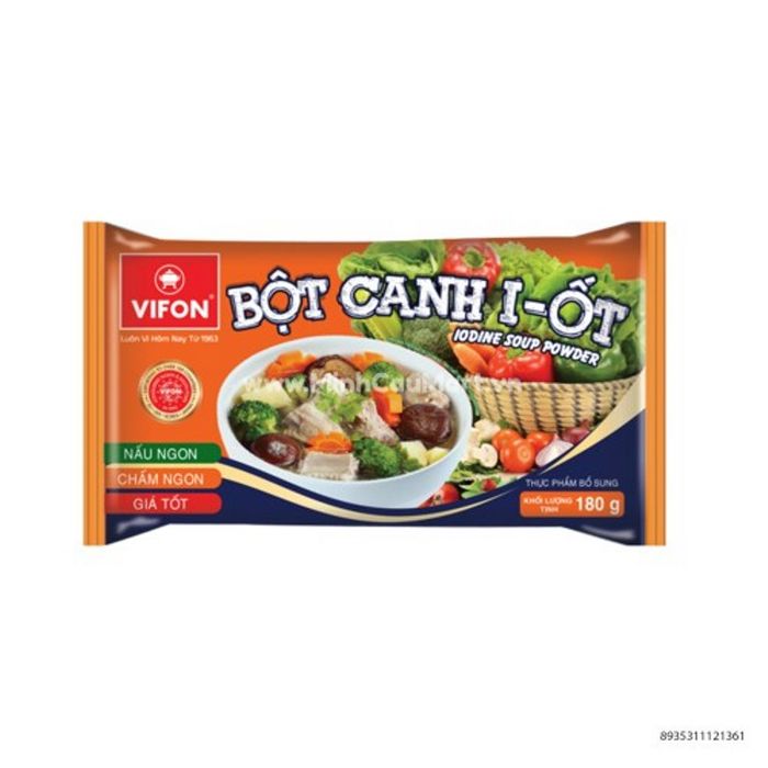 Hình ảnh bột canh i-ốt Vifon chính hãng