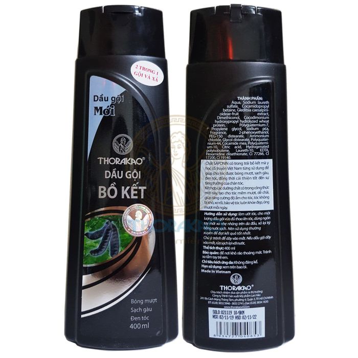 Hình ảnh thực tế sản phẩm Dầu Gội Bồ Kết Thorakao