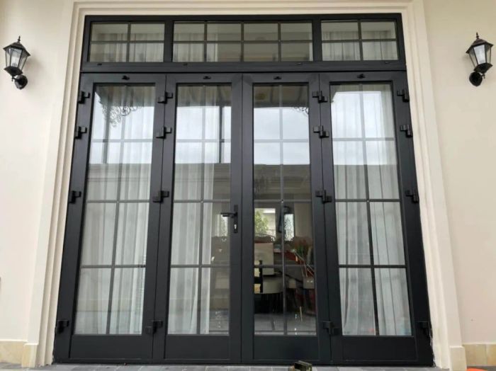 Hình ảnh thực tế Cửa nhôm kính Eurowindow phiên bản 1