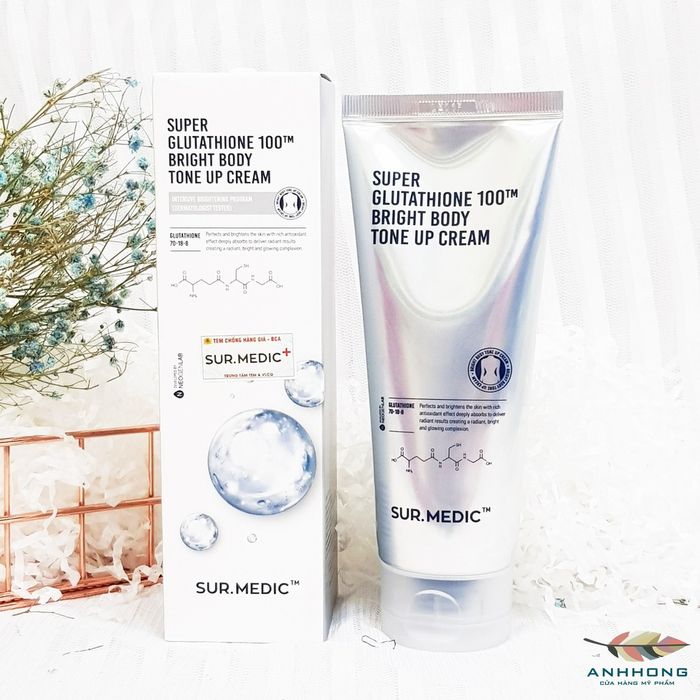 Kem Dưỡng Thể Trắng Da Sur.Medic Super Glutathione 100TM Bright Body Tone Up Cream - Hình ảnh 1