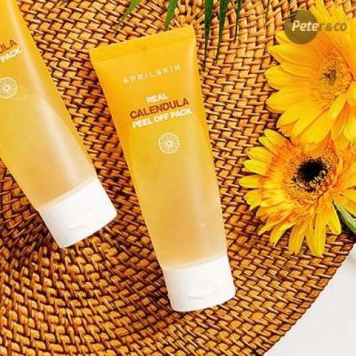 Hình ảnh mặt nạ lột April Skin Real Calendula Peel Off Pack