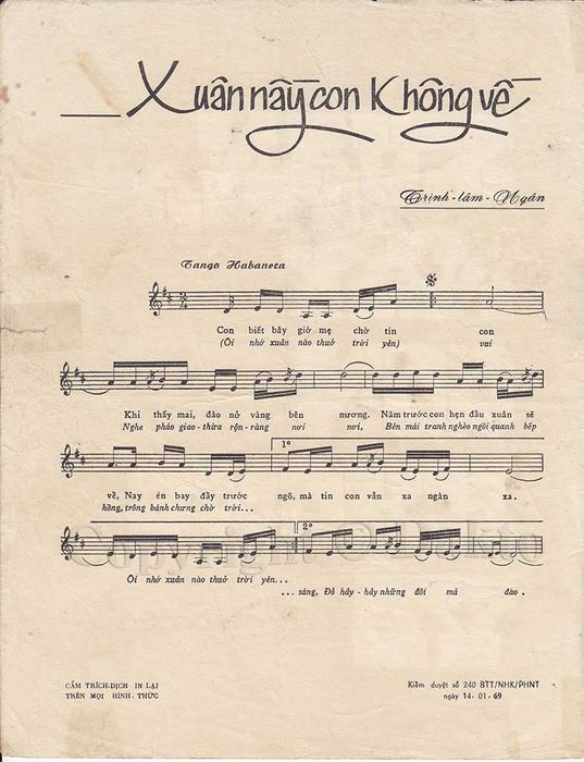 Lời ca Xuân này con không về - Hình ảnh minh họa
