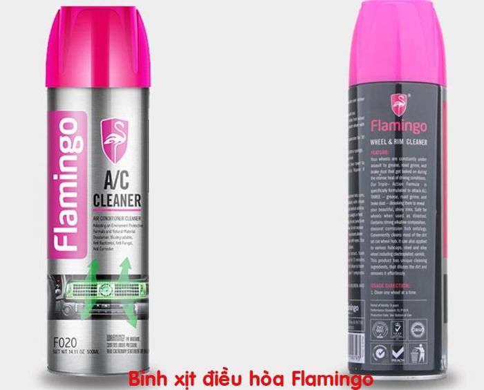 Xịt vệ sinh điều hòa ô tô Flamingo ảnh 1