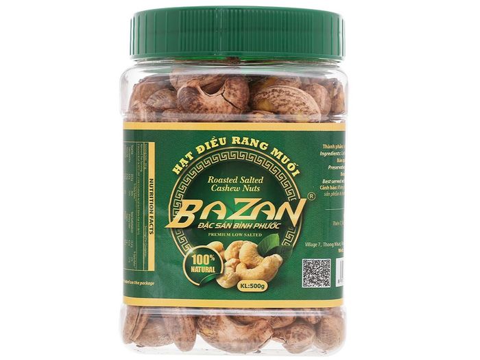 Hình ảnh sản phẩm Hạt điều rang muối BaZan cao cấp - Ảnh 1