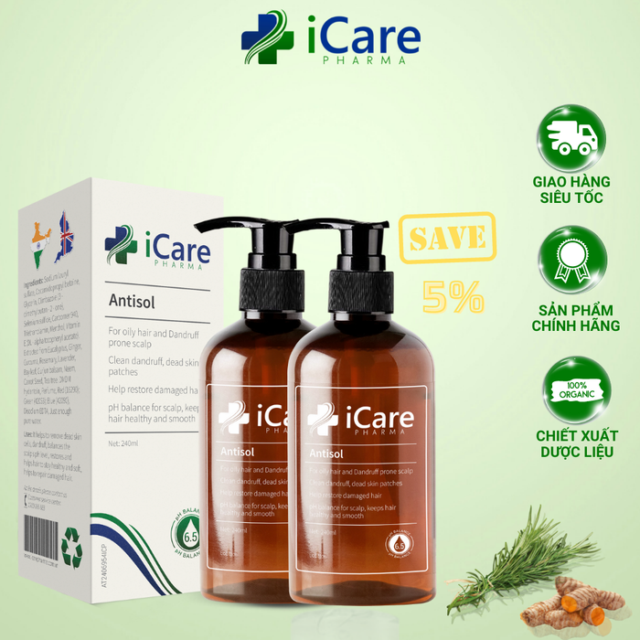 Dầu Gội Trị Gàu Antisol – Hình Ảnh 1