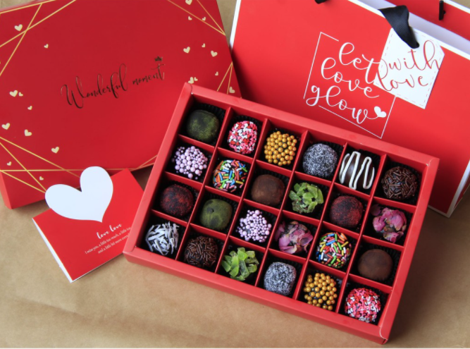 Hình ảnh minh họa socola handmade lãng mạn (Nguồn: Internet)