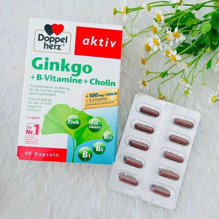 Hình ảnh thực tế viên uống Doppelherz Ginkgo - Bao bì chính hãng