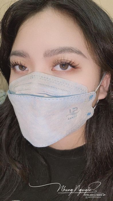 Hình ảnh tác phẩm nối mi ấn tượng tại Nhung Nguyễn Eyelash & Makeup