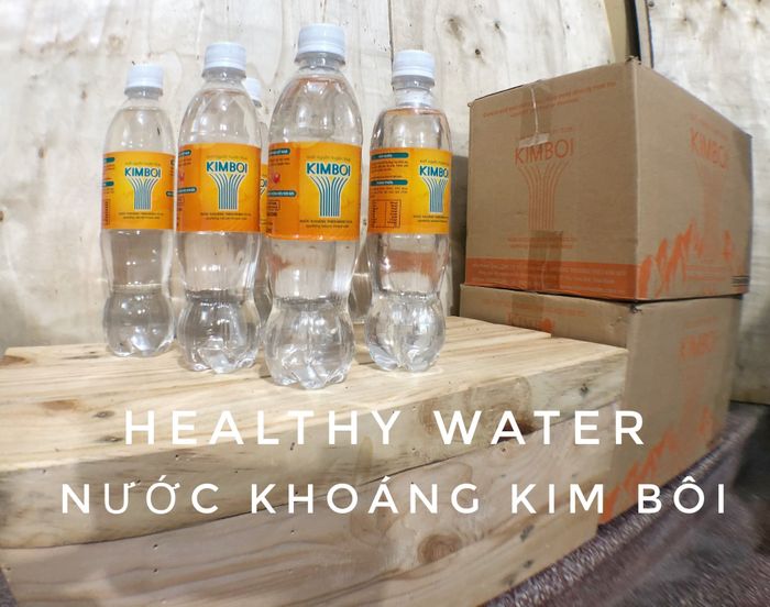 Hình ảnh dòng sản phẩm nước khoáng Kim Bôi