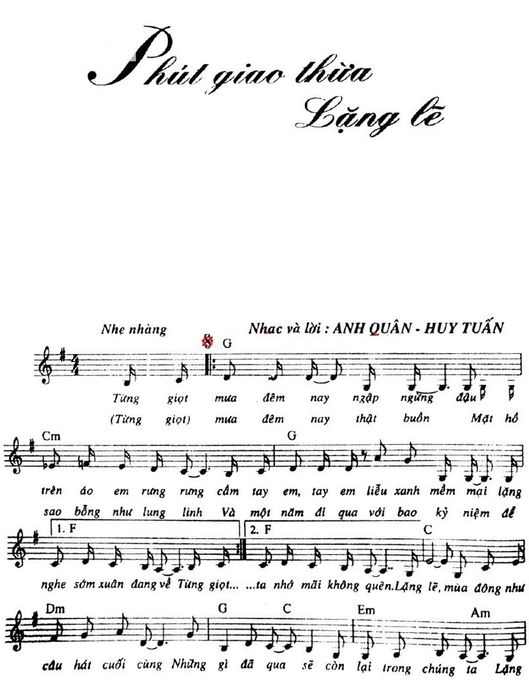 Lời bài hát Phút Giao Thừa Lặng Lẽ - Những vần thơ nhạc đẹp nhất về khoảnh khắc giao thừa