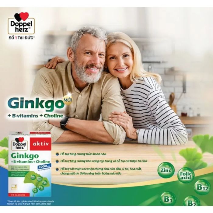 Hình ảnh chính hãng Doppelherz Ginkgo - Thiết kế sang trọng