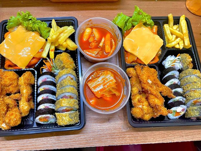 Những món sushi đa dạng tại Sushi Thằng Bờm