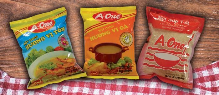 Hình ảnh bột canh Aone chính hãng - Đóng gói tiện dụng