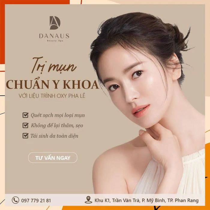Hình ảnh quy trình trị liệu chuyên nghiệp tại Danaus