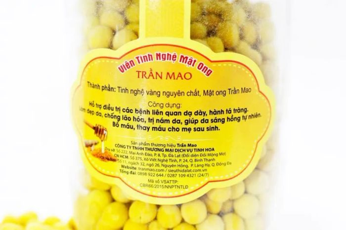 Hình ảnh chân thực về quy trình sản xuất Viên Tinh Nghệ Mật Ong Trần Mao