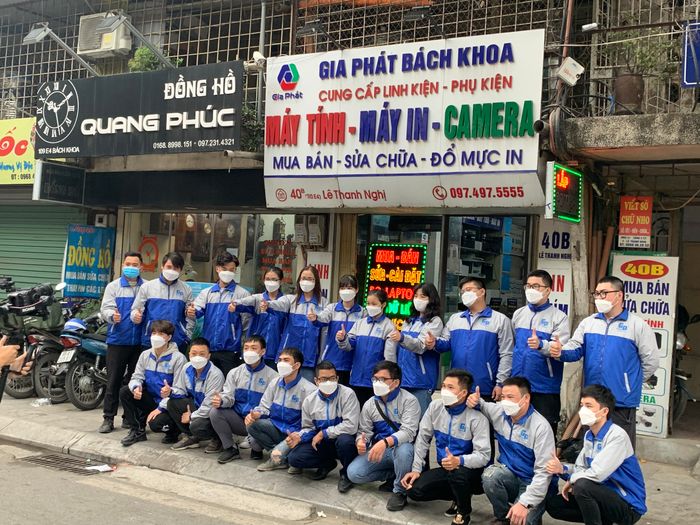 Hình ảnh không gian làm việc chuyên nghiệp tại Sửa máy in Gia Phát