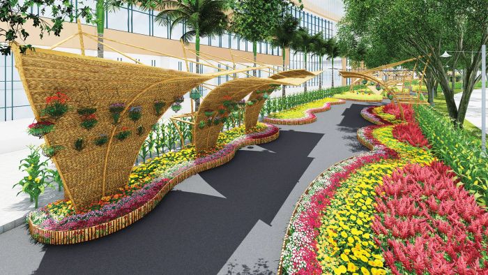Những góc check-in độc đáo tại lễ hội (Nguồn: Sưu tầm)