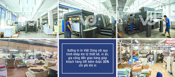 Hình ảnh sản phẩm in ấn chất lượng từ Việt Dũng