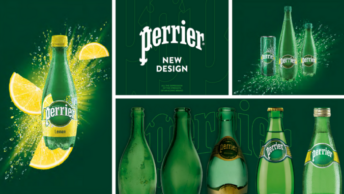 Hình ảnh dòng sản phẩm Perrier đa dạng hương vị
