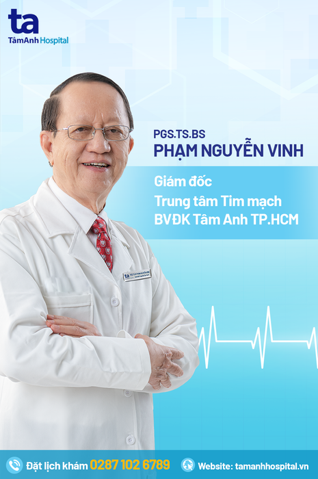 Hình ảnh PGS.TS.BS Phạm Nguyễn Vinh tại Trung tâm Tim mạch Tâm Anh