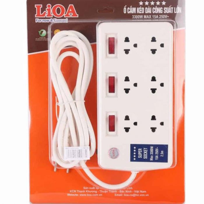 Bộ sưu tập ổ cắm điện Lioa đa dạng mẫu mã
