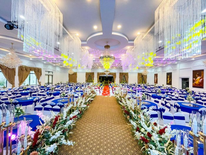 Sảnh cưới lộng lẫy tại Trọng Phát Palace