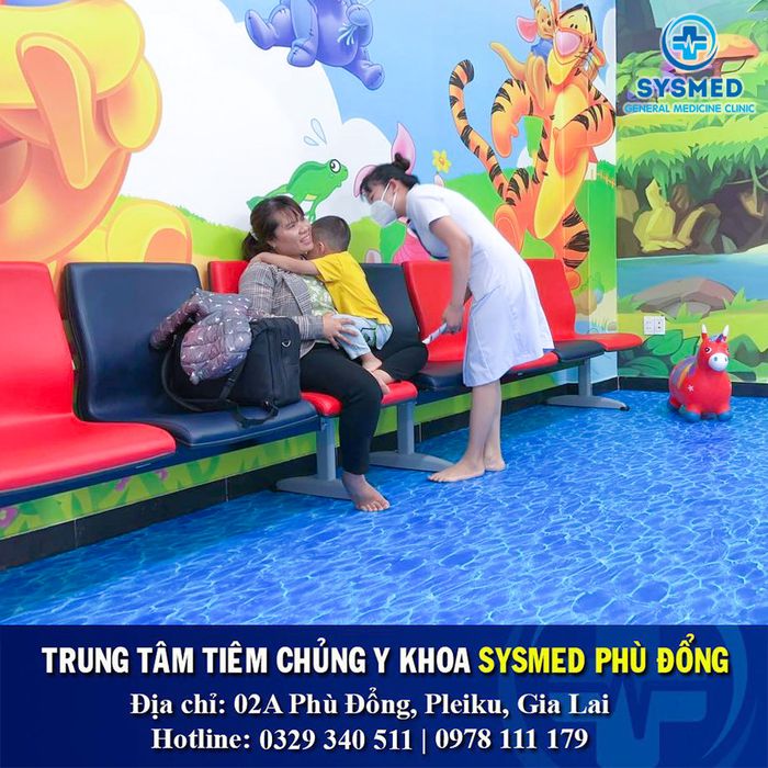 Hình ảnh không gian hiện đại tại Phòng Khám Đa Khoa Sysmed Phù Đổng