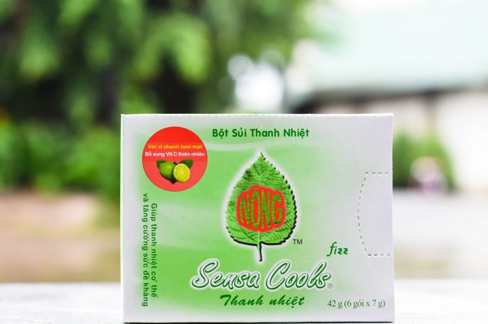 Hình ảnh sản phẩm Sensa Cools - Bột sủi thanh nhiệt hương chanh