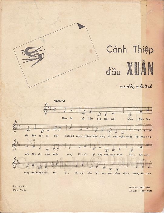 Lời ca Cánh Thiệp Đầu Xuân - Hình ảnh minh họa