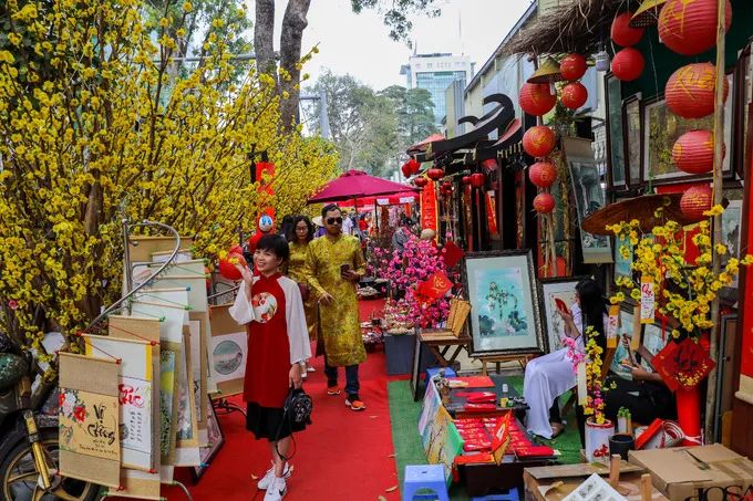 Không gian thư pháp đậm chất truyền thống (Nguồn: Sưu tầm)