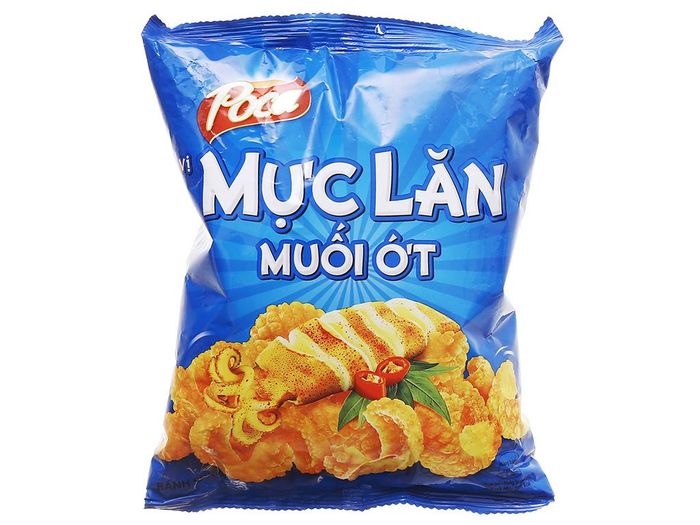 Hình ảnh bắt mắt Snack Poca Vị Mực Lăn Muối Ớt - Phiên bản đặc biệt