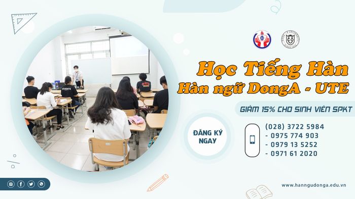 Hình ảnh Trung Tâm Hàn Ngữ Dong A - UTE - Cơ sở 2