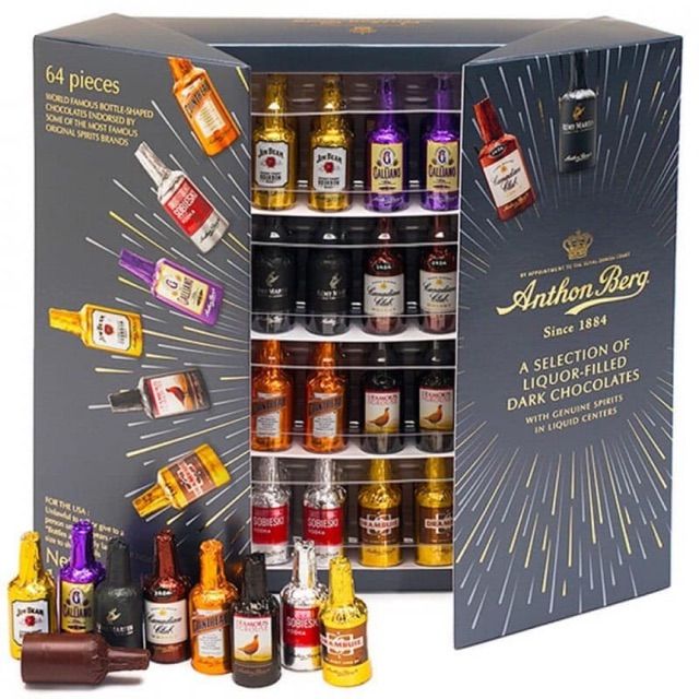 Tuyệt tác socola hình chai rượu Anthon Berg