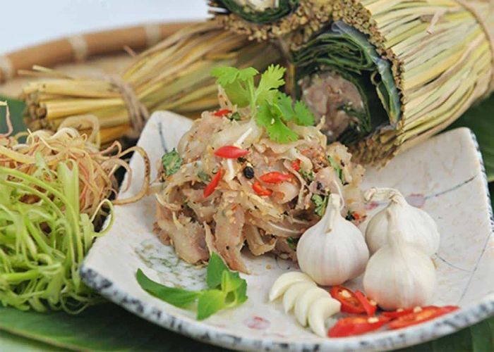 Hình ảnh tré cắt lát bày biện đẹp mắt