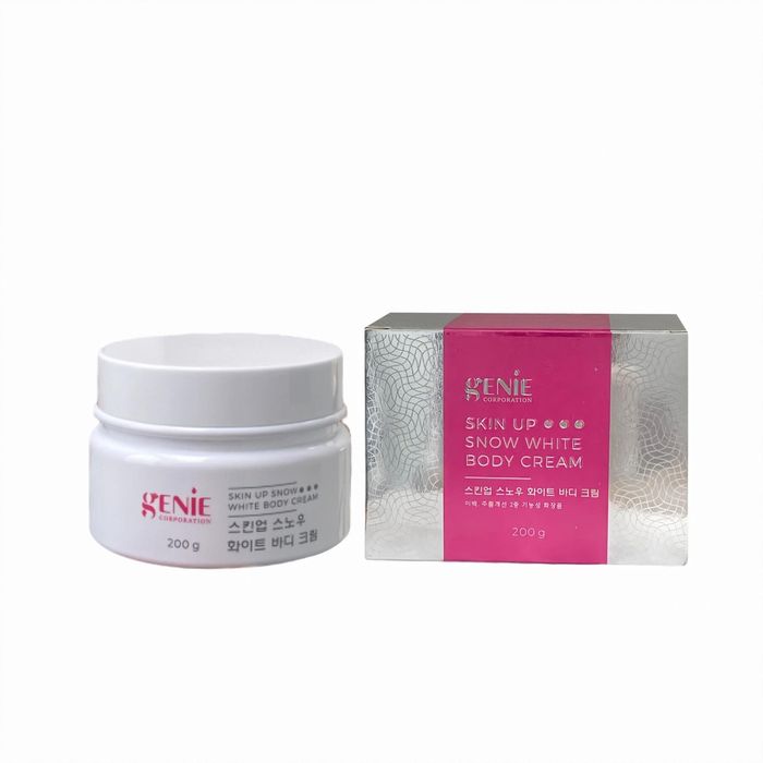 Kem Dưỡng Trắng Da Body Tinh Thể Nước Genie Skin Up Snow White Body Cream - Hình ảnh 2
