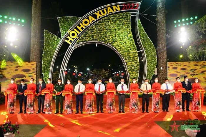 Khung cảnh rực rỡ tại Hội hoa Xuân (Nguồn: Tổng hợp)