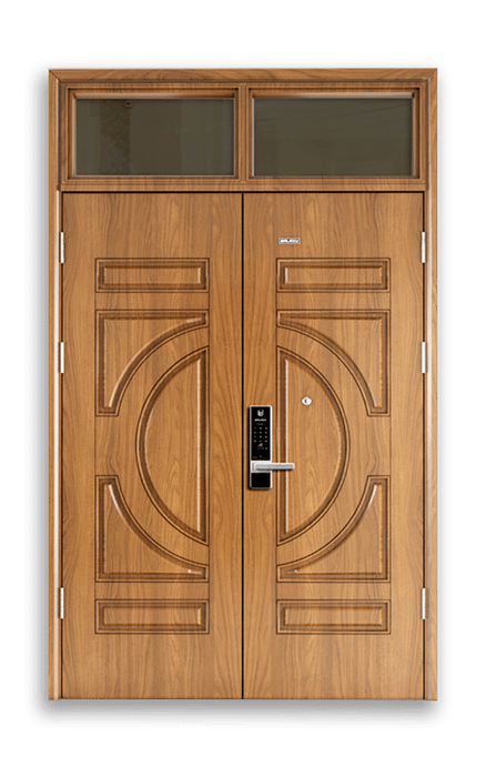 Cửa thép vân gỗ Galaxy Door - hình ảnh minh họa